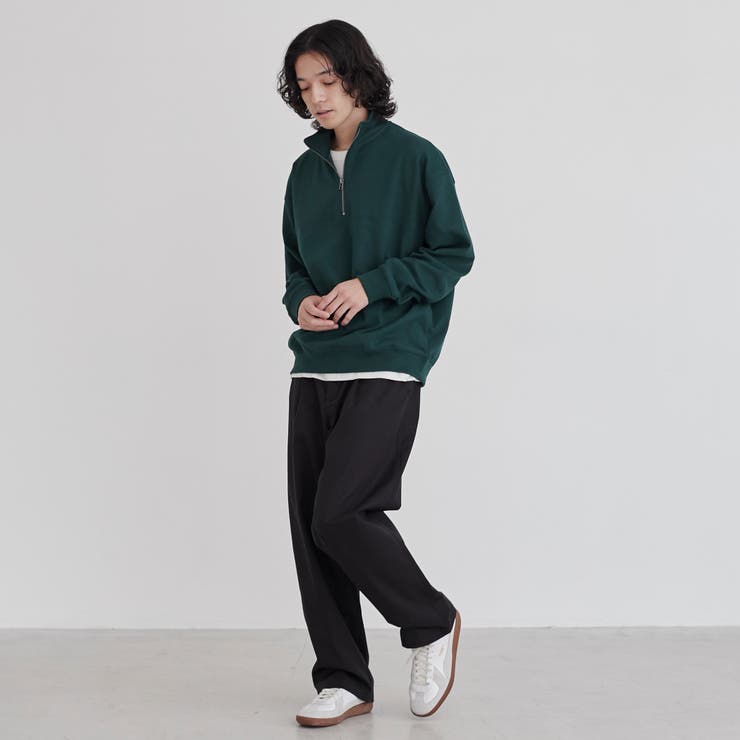 【WELLTECT】ハーフジップスウェットプルオーバー | coen【men】 | 詳細画像2 