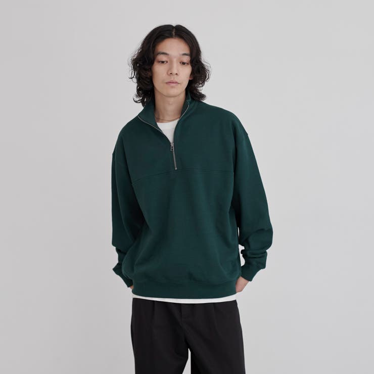【WELLTECT】ハーフジップスウェットプルオーバー | coen【men】 | 詳細画像3 
