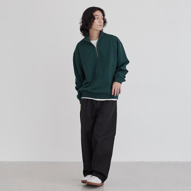 【WELLTECT】ハーフジップスウェットプルオーバー | coen【men】 | 詳細画像4 