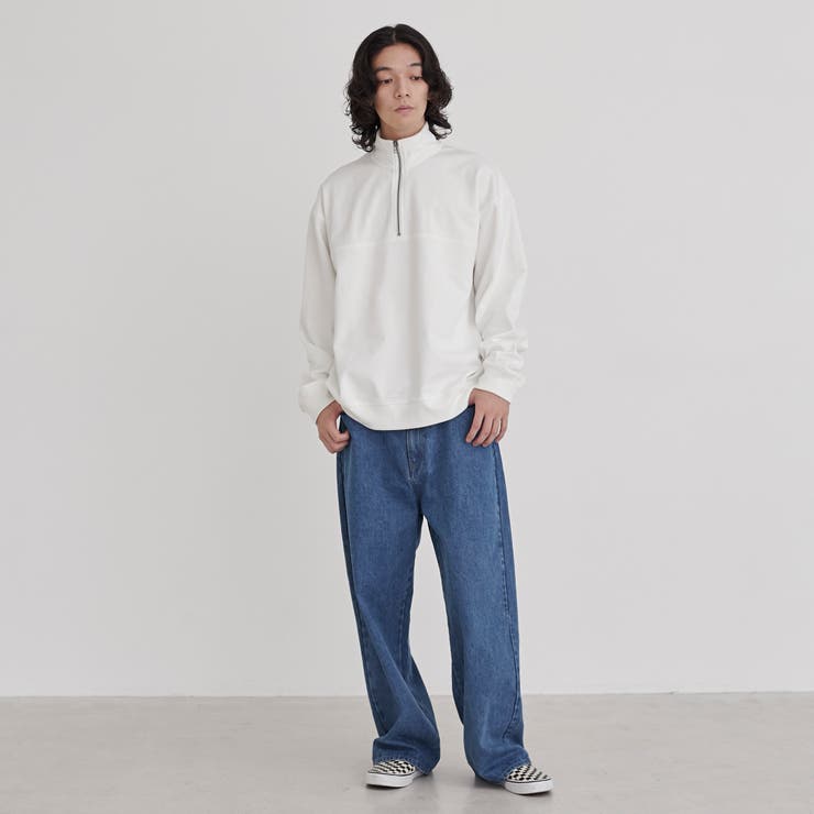 【WELLTECT】ハーフジップスウェットプルオーバー | coen【men】 | 詳細画像7 