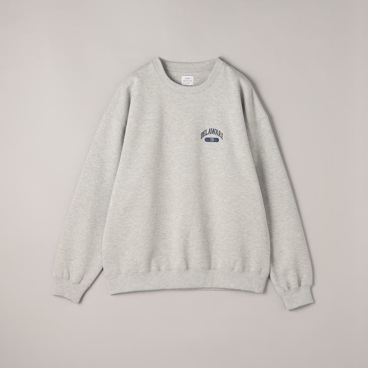 MD.GRAY | ワンポイント刺繍カノコスウェット | coen【men】