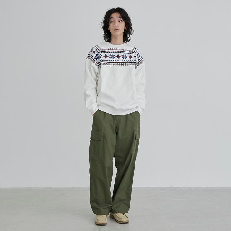 TOWNCRAFT（タウンクラフト）別注フェアアイル柄スウェット | coen【men】 | 詳細画像10 