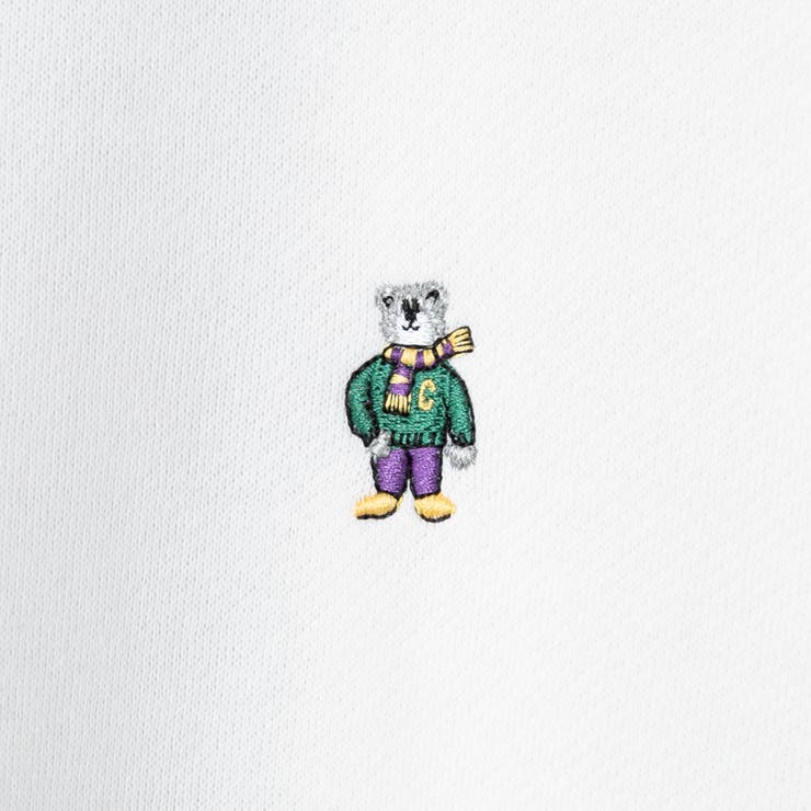 ワンポイントベア刺繍裏起毛クルーネックスウェット | coen【men】 | 詳細画像20 