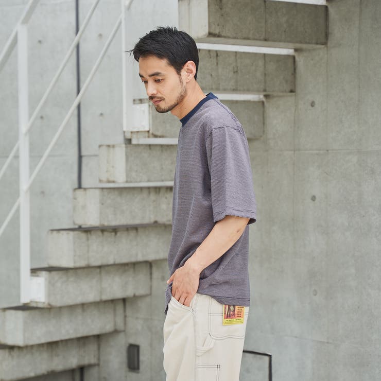 クリーンプラスボーダーTシャツ【抗菌防臭・防汚（食品汚れ）・UVカット】 | coen【men】 | 詳細画像17 