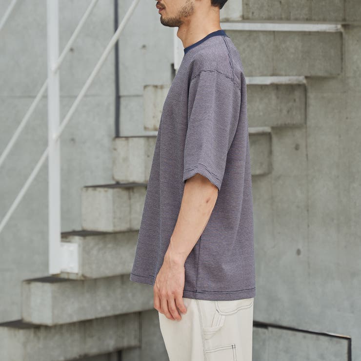 クリーンプラスボーダーTシャツ【抗菌防臭・防汚（食品汚れ）・UVカット】 | coen【men】 | 詳細画像21 