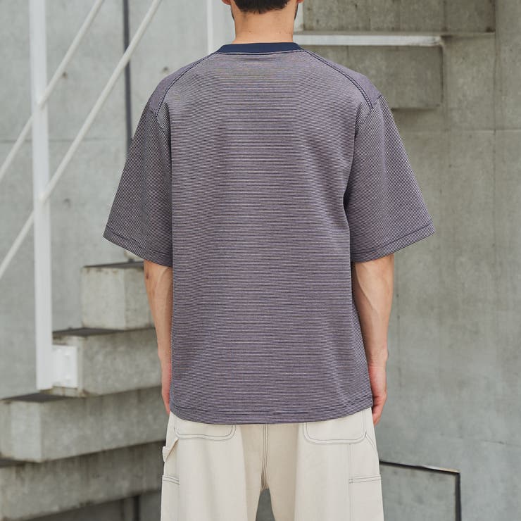 クリーンプラスボーダーTシャツ【抗菌防臭・防汚（食品汚れ）・UVカット】 | coen【men】 | 詳細画像22 