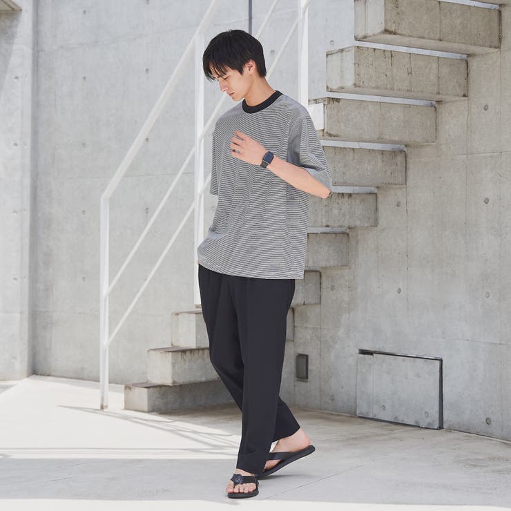 クリーンプラスボーダーTシャツ【抗菌防臭・防汚（食品汚れ）・UVカット】 | coen【men】 | 詳細画像5 