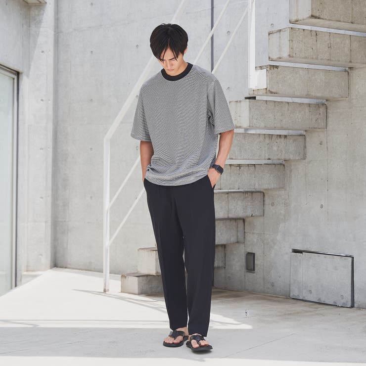 クリーンプラスボーダーTシャツ【抗菌防臭・防汚（食品汚れ）・UVカット】 | coen【men】 | 詳細画像9 