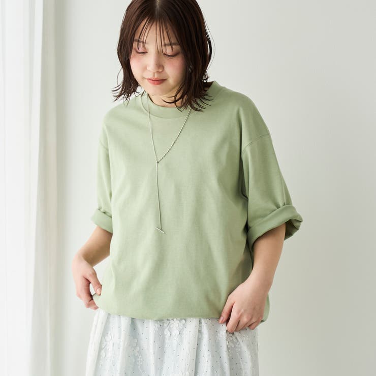 LIME | クリーンプラスTシャツ ショートスリーブ【抗菌防臭 防汚（食品、衿部分の皮脂汚れ… | coen【men】