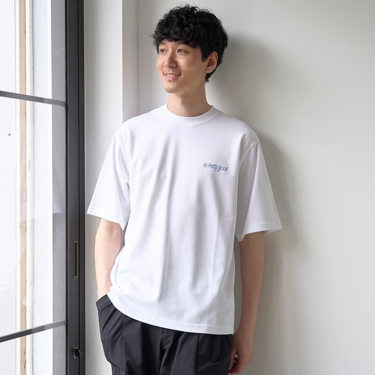 クリーンプラスロゴTシャツ ショートスリーブ【抗菌防臭、防汚（食品、衿部分の皮脂… | coen【men】 | 詳細画像4 