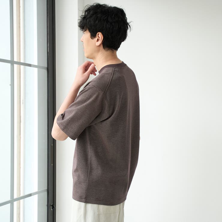 クリーンプラスボーダーTシャツ ショートスリーブ【抗菌防臭 防汚（食品、衿部分の… | coen【men】 | 詳細画像13 