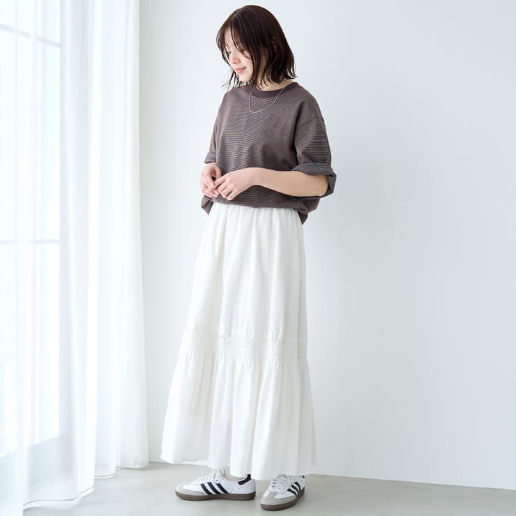 クリーンプラスボーダーTシャツ ショートスリーブ【抗菌防臭 防汚（食品、衿部分の… | coen【men】 | 詳細画像15 