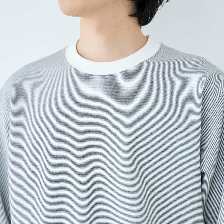 クリーンプラスボーダーTシャツ ショートスリーブ【抗菌防臭 防汚（食品、衿部分の… | coen【men】 | 詳細画像8 
