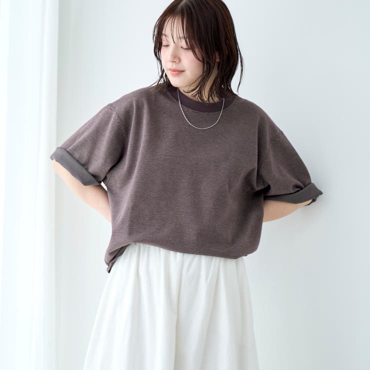 DK.BROWN | クリーンプラスボーダーTシャツ ショートスリーブ【抗菌防臭 防汚（食品、衿部分の… | coen【men】