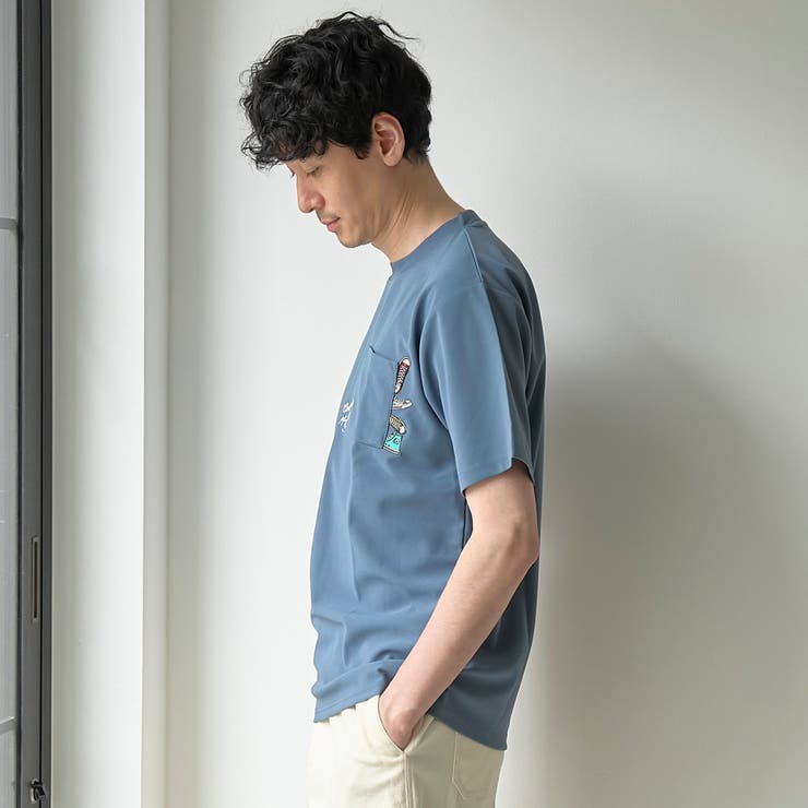 【WEB限定】converse （コンバース）ポケット付刺繍Ｔシャツ | coen【men】 | 詳細画像14 
