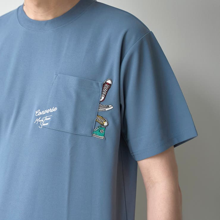 【WEB限定】converse （コンバース）ポケット付刺繍Ｔシャツ | coen【men】 | 詳細画像16 