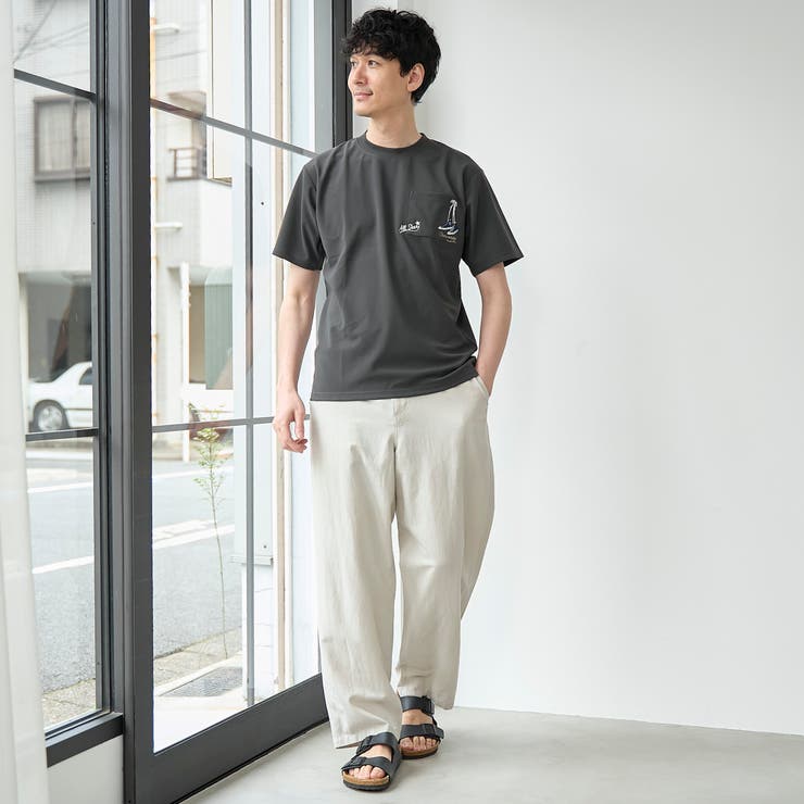 【WEB限定】converse （コンバース）ポケット付刺繍Ｔシャツ | coen【men】 | 詳細画像20 