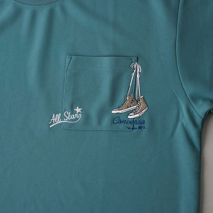 【WEB限定】converse （コンバース）ポケット付刺繍Ｔシャツ | coen【men】 | 詳細画像27 