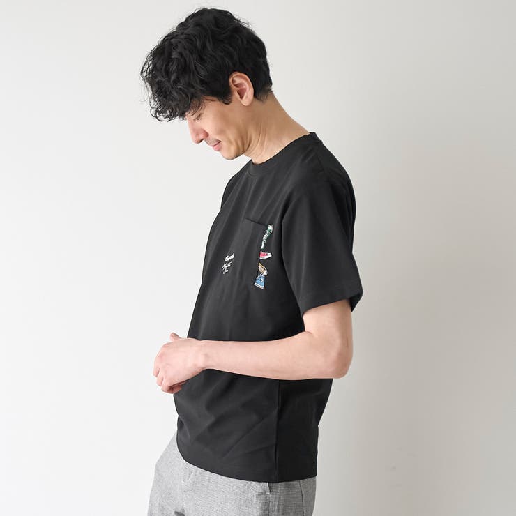 【WEB限定】converse （コンバース）ポケット付刺繍Ｔシャツ | coen【men】 | 詳細画像8 
