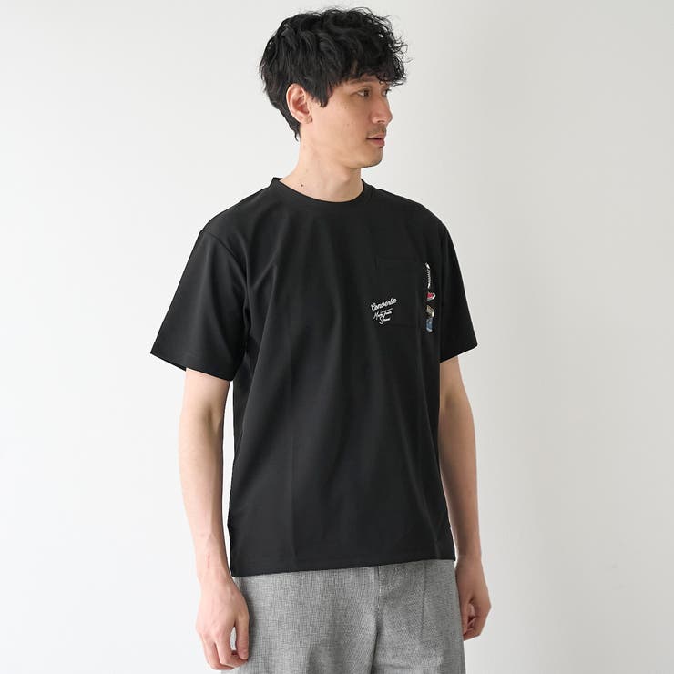【WEB限定】converse （コンバース）ポケット付刺繍Ｔシャツ | coen【men】 | 詳細画像9 
