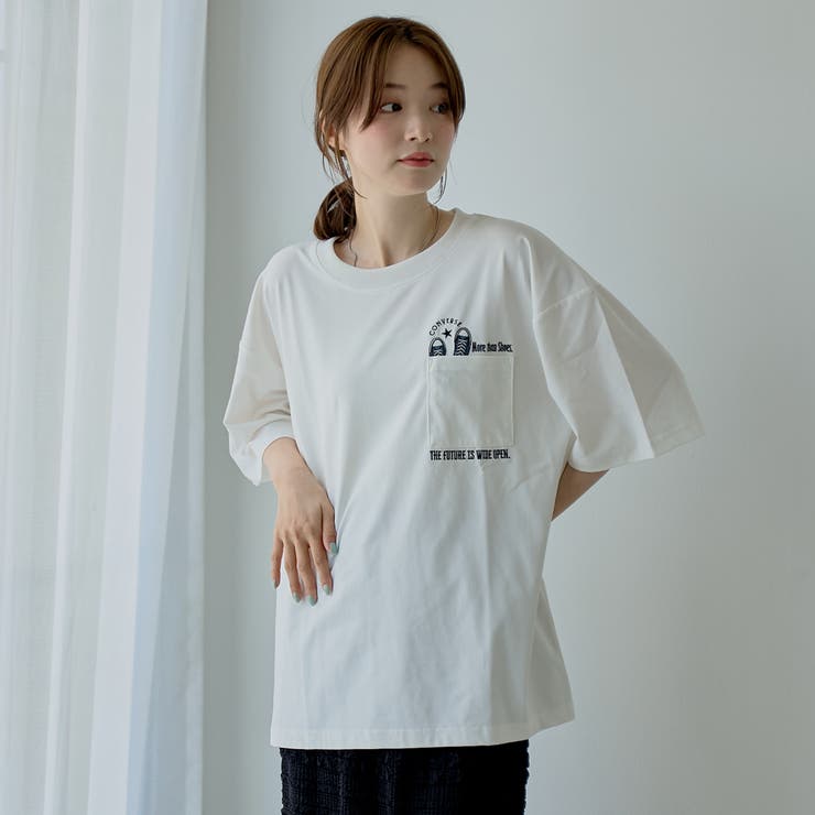【WEB限定】converse（コンバース）エンブレム半袖Tシャツ | coen【men】 | 詳細画像4 