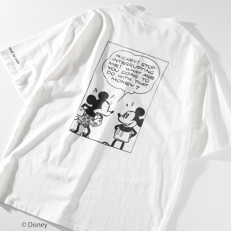 OFF WHITE | coen限定/Disney（ディズニー）ヴィンテージライクTシャツ | coen【men】