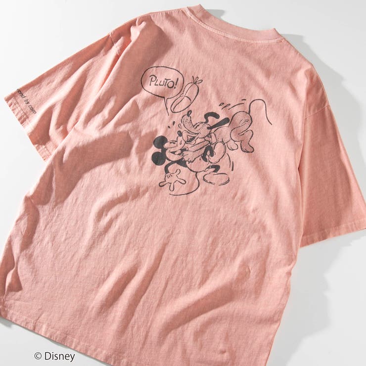 PINK | coen限定/Disney（ディズニー）ヴィンテージライクTシャツ | coen【men】