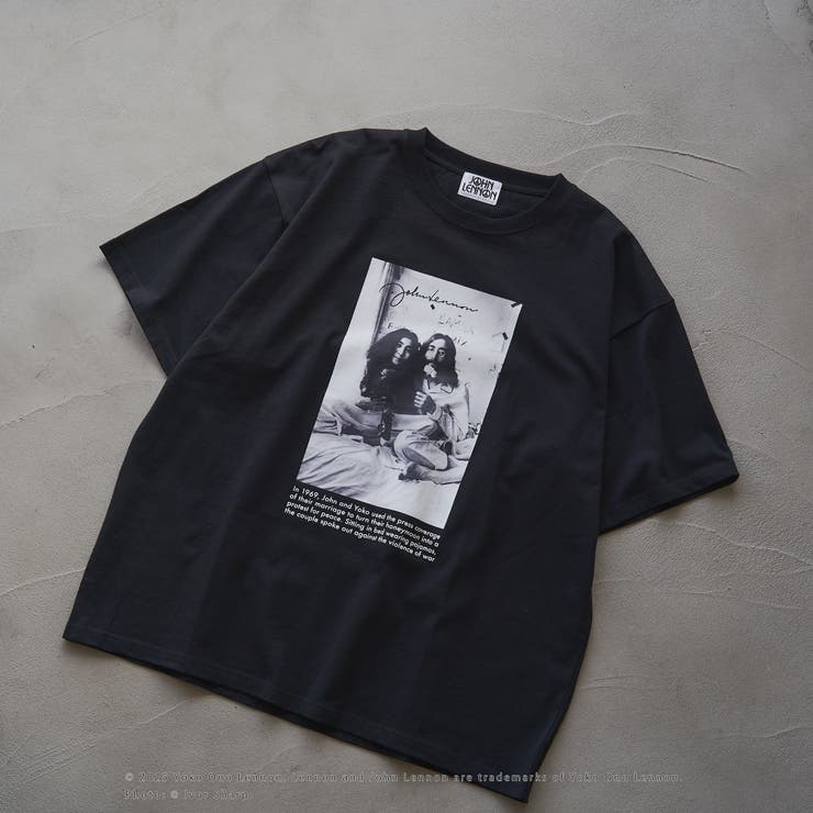 BLACK | JOHN LENNON（ジョン レノン ）別注Tシャツ | coen【men】