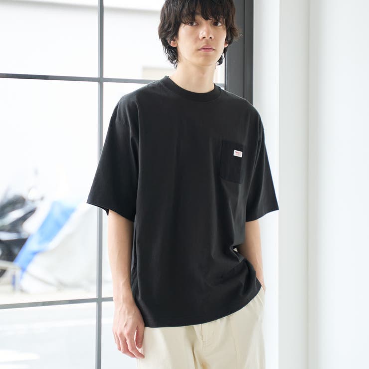 BLACK | SMITH'S（スミス）別注ポケット切替えTシャツ | coen【men】