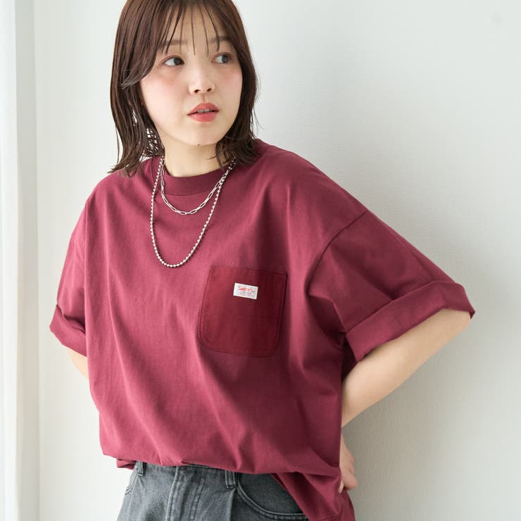 WINE | SMITH'S（スミス）別注ポケット切替えTシャツ | coen【men】