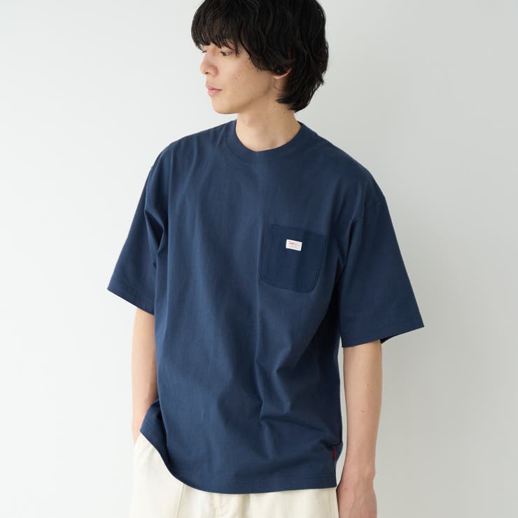 NAVY | SMITH'S（スミス）別注ポケット切替えTシャツ | coen【men】