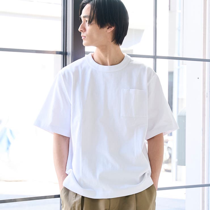 RepurヘビーコットンポケットTシャツ【抗菌性、消臭性】 | coen【men】 | 詳細画像1 