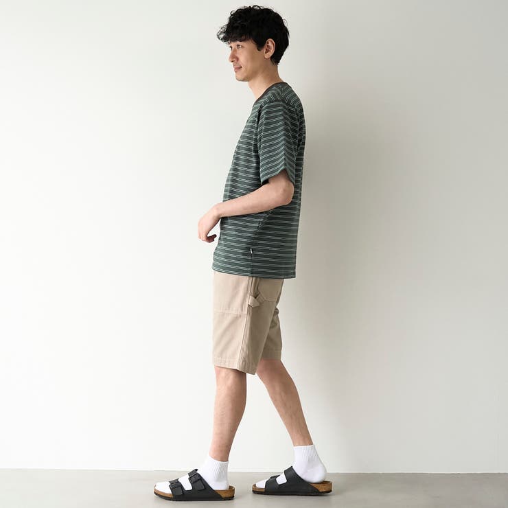 RepurヘビーコットンボーダーTシャツ【抗菌性、消臭性】 | coen【men】 | 詳細画像12 