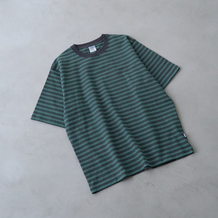 RepurヘビーコットンボーダーTシャツ【抗菌性、消臭性】 | coen【men】 | 詳細画像15 