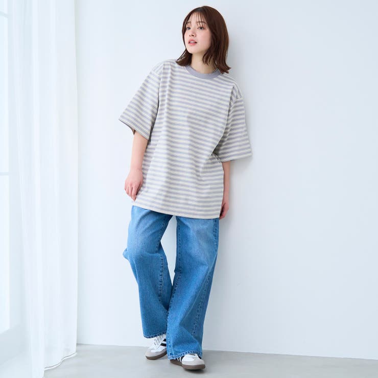 RepurヘビーコットンボーダーTシャツ【抗菌性、消臭性】 | coen【men】 | 詳細画像2 