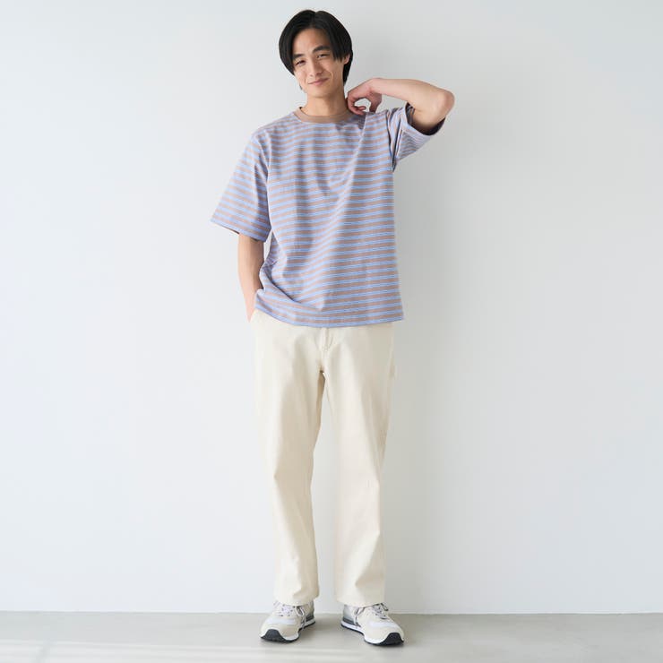 RepurヘビーコットンボーダーTシャツ【抗菌性、消臭性】 | coen【men】 | 詳細画像20 