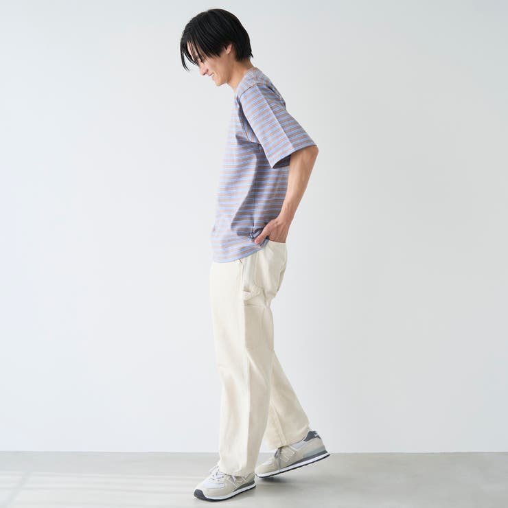 RepurヘビーコットンボーダーTシャツ【抗菌性、消臭性】 | coen【men】 | 詳細画像21 