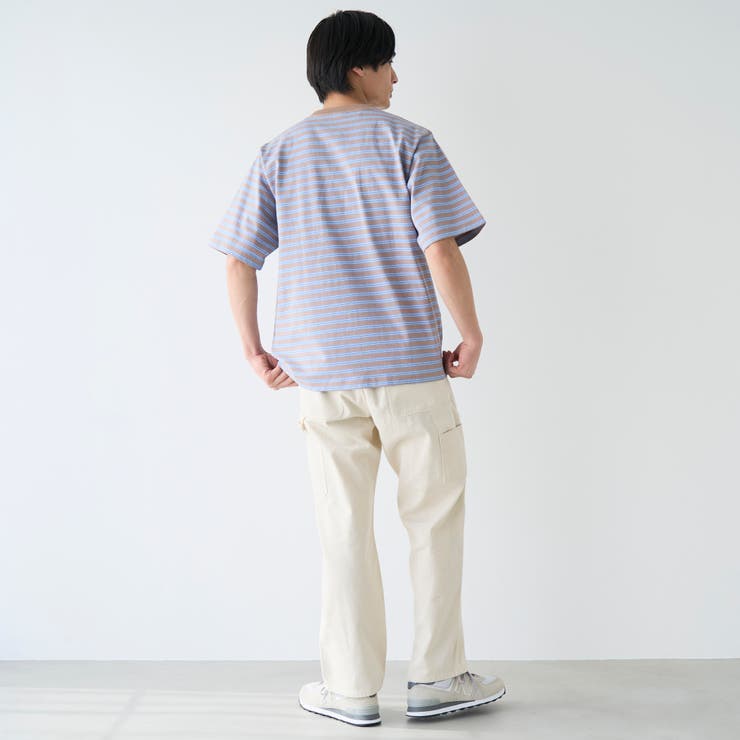 RepurヘビーコットンボーダーTシャツ【抗菌性、消臭性】 | coen【men】 | 詳細画像22 