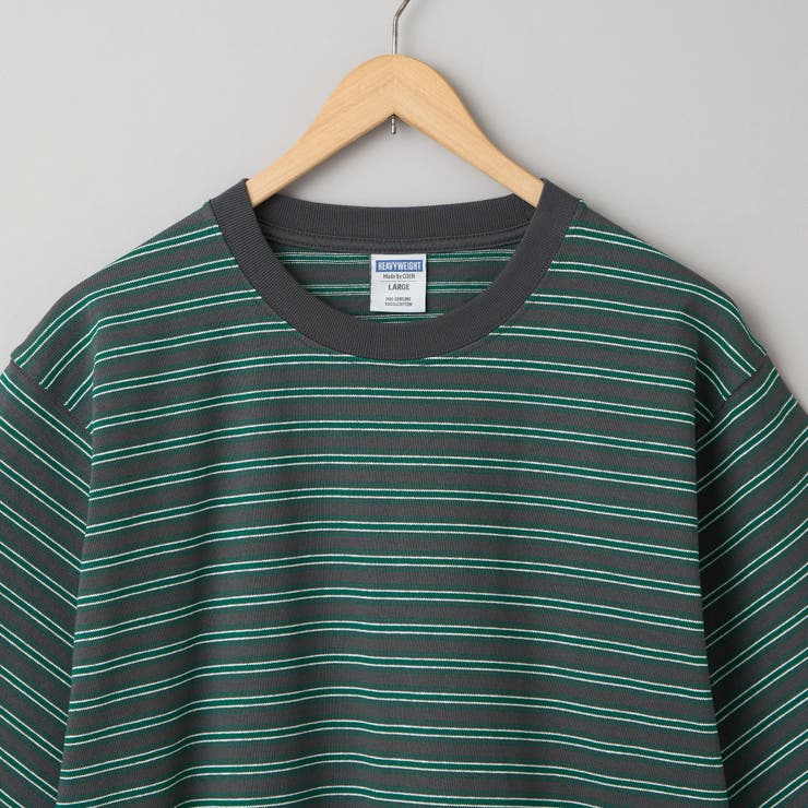 RepurヘビーコットンボーダーTシャツ【抗菌性、消臭性】 | coen【men】 | 詳細画像29 