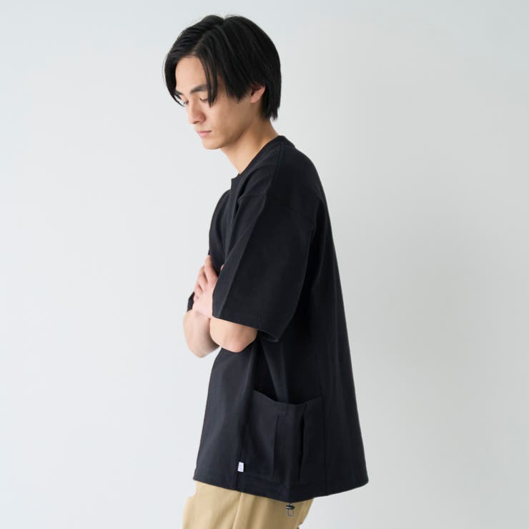 RepurヘビーコットンサイドポケットTシャツ【抗菌性、消臭性】 | coen【men】 | 詳細画像12 