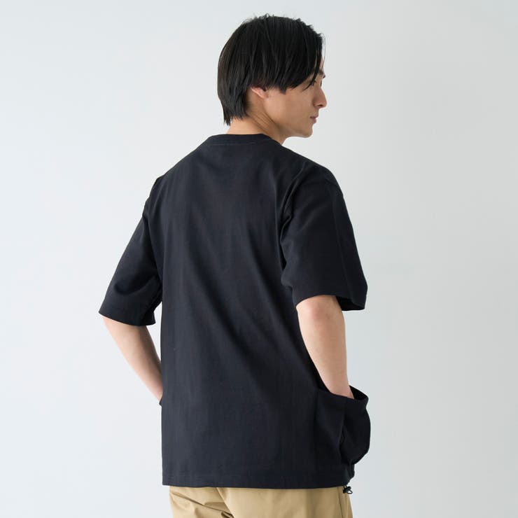 RepurヘビーコットンサイドポケットTシャツ【抗菌性、消臭性】 | coen【men】 | 詳細画像13 