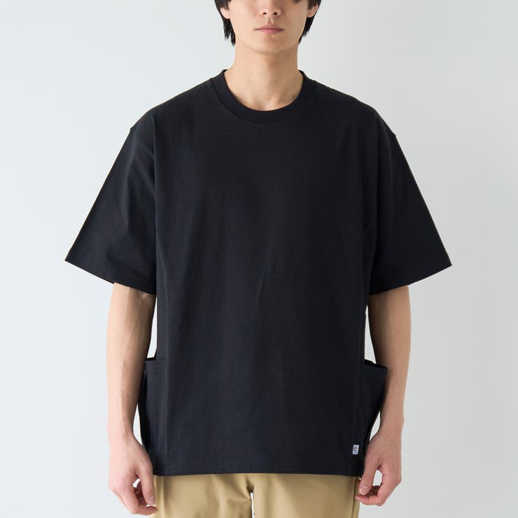 RepurヘビーコットンサイドポケットTシャツ【抗菌性、消臭性】 | coen【men】 | 詳細画像25 