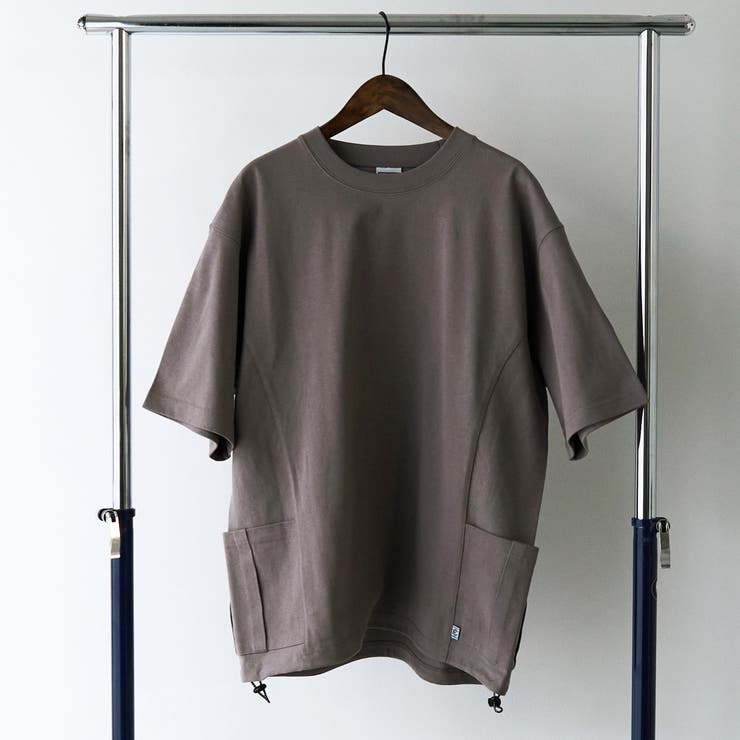 MOCA | RepurヘビーコットンサイドポケットTシャツ【抗菌性、消臭性】 | coen【men】