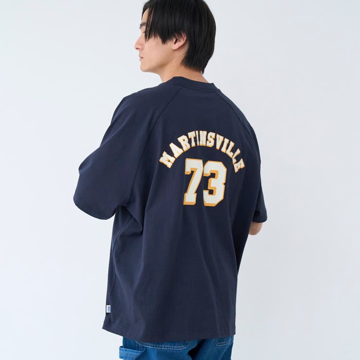 NAVY | DISCUS（ディスカス）別注ナンバープリントTシャツ | coen【men】
