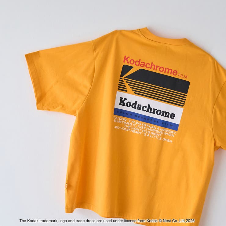 YELLOW | 【Kodak/コダック】ロゴプリント ショートスリーブTシャツ | coen【men】