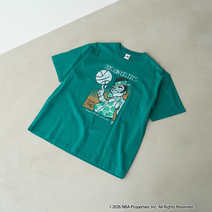 DK.GREEN | NBA別注ヴィンテージライクプリントTシャツ | coen【men】