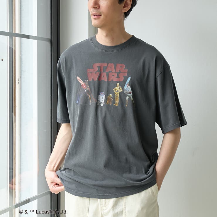 STAR WARS（スター・ウォーズ）デザインヴィンテージライクTシャツ | coen【men】 | 詳細画像1 