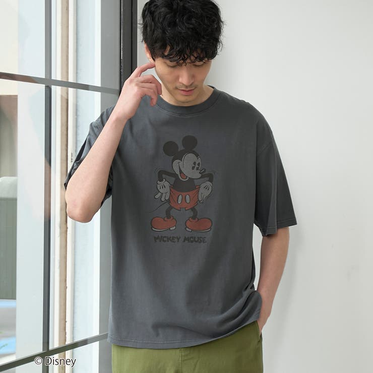Mickey（ミッキー）ヴィンテージライクTシャツ | coen【men】 | 詳細画像1 