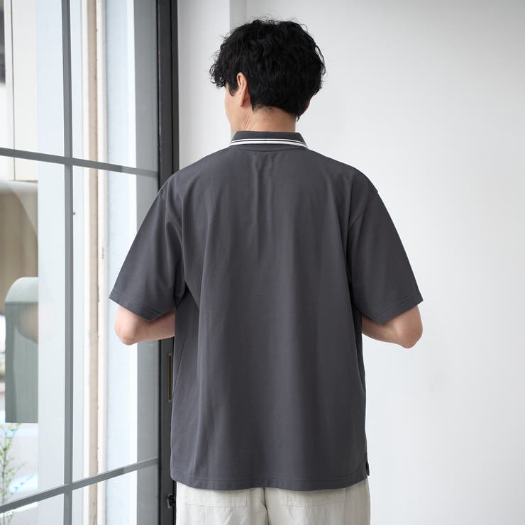 【接触冷感】カノコアニマル刺繍ポロシャツ | coen【men】 | 詳細画像12 