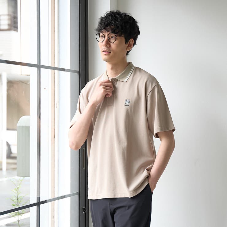 【接触冷感】カノコアニマル刺繍ポロシャツ | coen【men】 | 詳細画像16 
